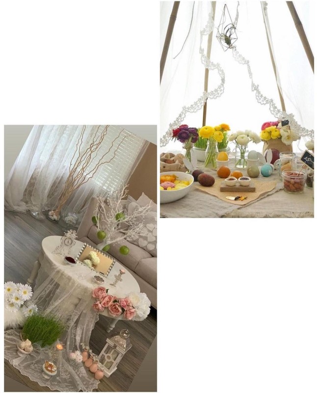 سفره هفت سین عروس