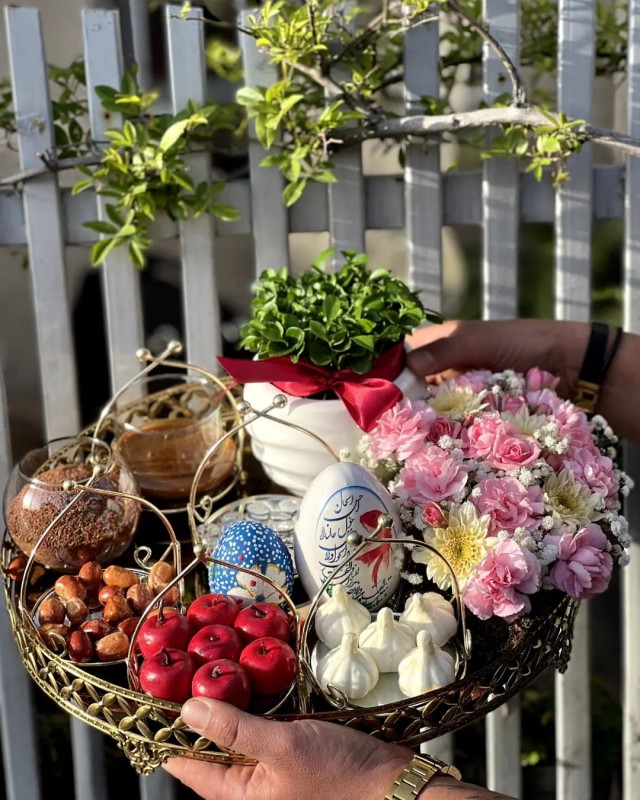 سفره هفت سین عروس