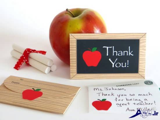 کاردستی برای تشکر از معلم