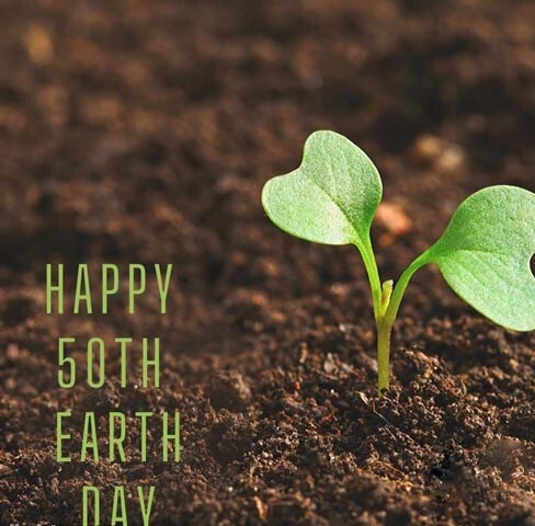 عکس نوشته روز زمین پاک و جشن گیاه آوری