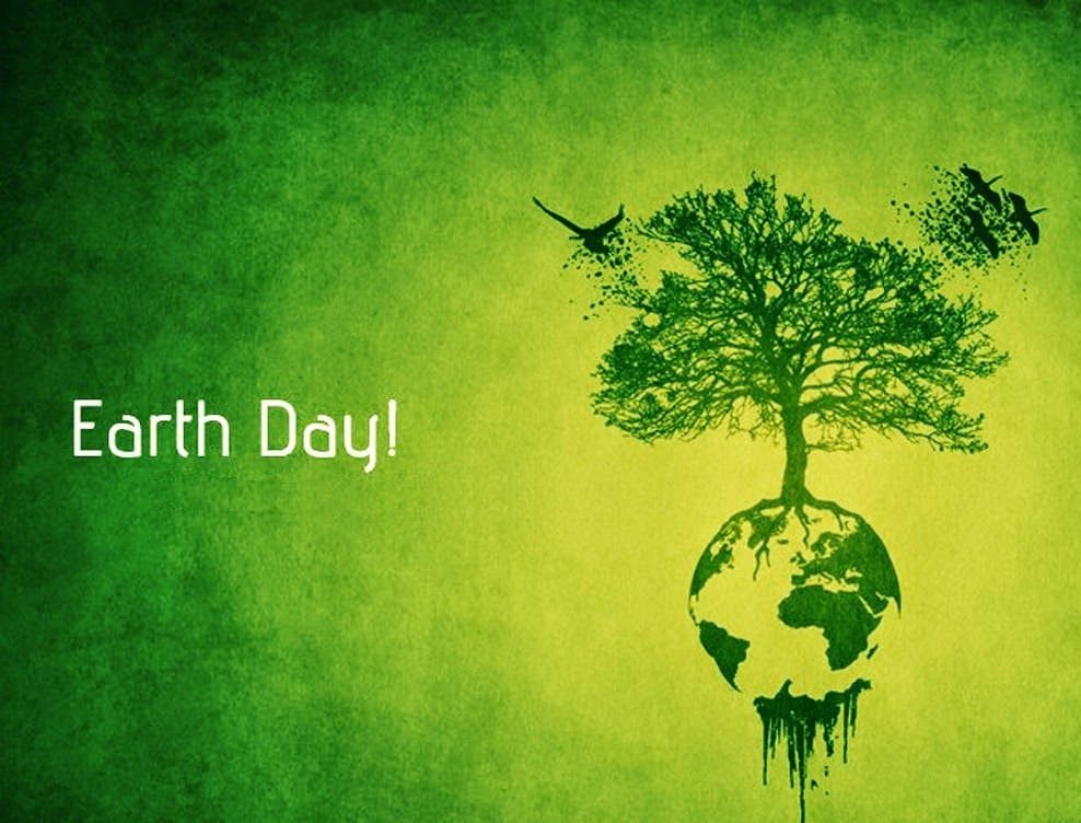 عکس نوشته روز زمین پاک و جشن گیاه آوری