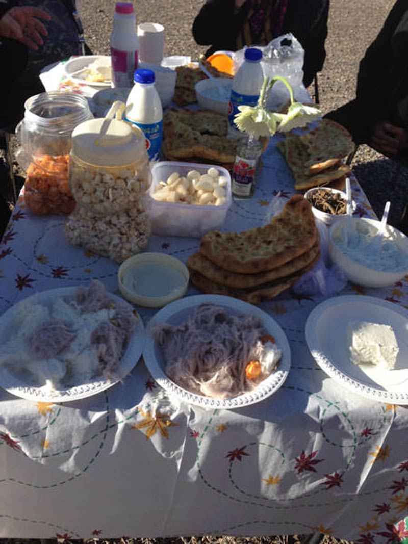 سفره جشن بهمنگان