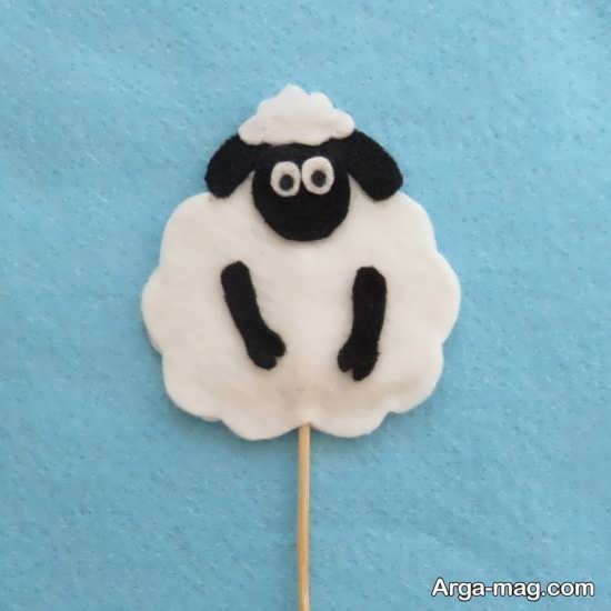 نحوه درست کردن کاردستی گوسفند