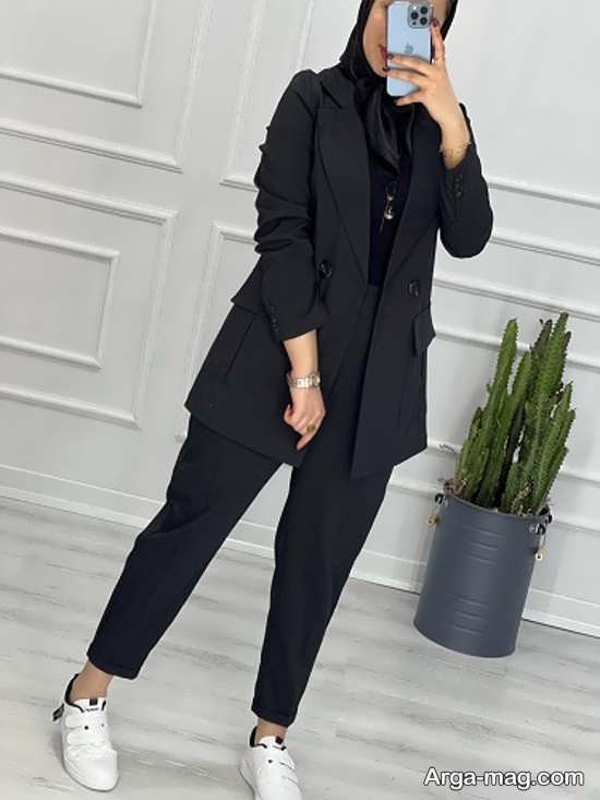 کت شلوار مشکی دخترانه