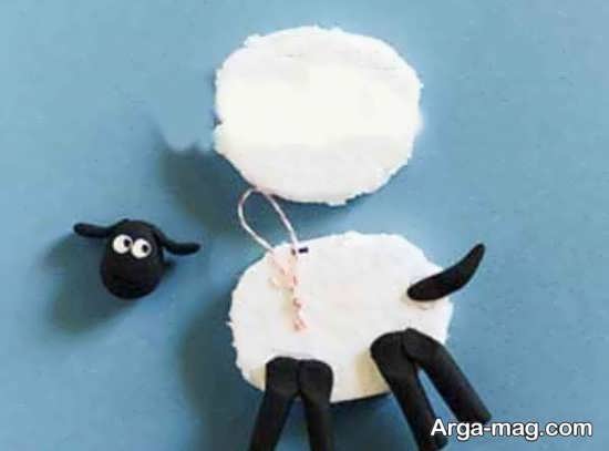 نحوه ساخت کاردستی گوسفند