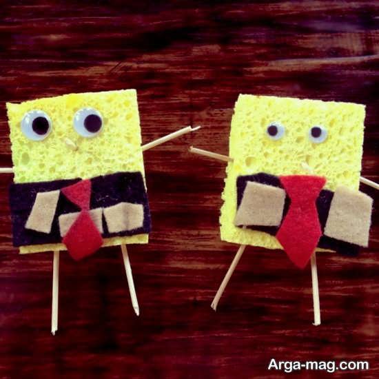 انواع صنایع دستی به شکل باب اسفنجی