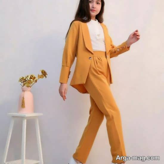 کت شلوار دخترانه رنگ روشن