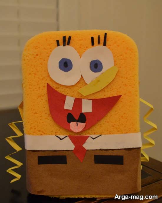 انواع کارهنری جذاب و زیبا به شکل باب اسفنجی