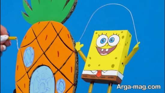 انواع کارهنری خلاقانه با طرح باب اسفنجی