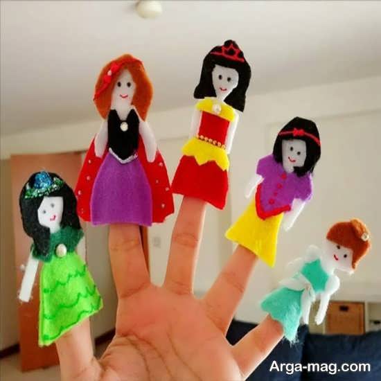 شیوه درست کردن عروسک انگشتی