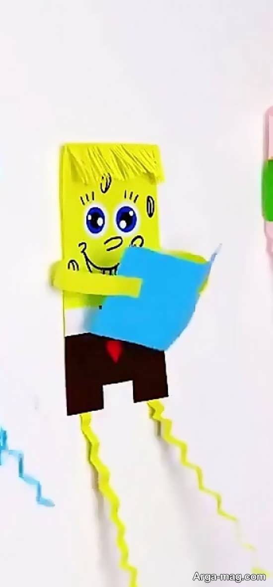 انواع هنردستی کودکانه به شکل باب اسفنجی