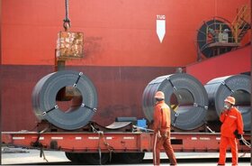 صادرات فولاد چین در سال جاری افزایش می‌یابد