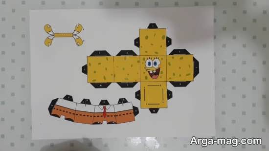 انواع کار هنری جذاب به شکل باب اسفنجی