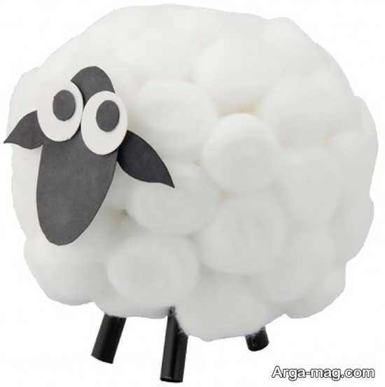 نحوه درست کردن کاردستی گوسفند
