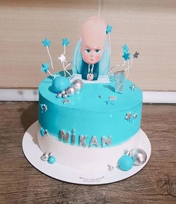 جدیدترین کیک با تم بچه رئیس 1401