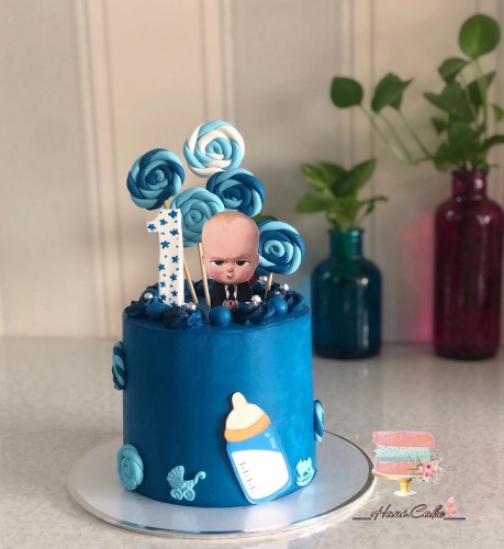 جدیدترین کیک با تم بچه رئیس 1401