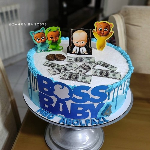 جدیدترین کیک با تم بچه رئیس 1401