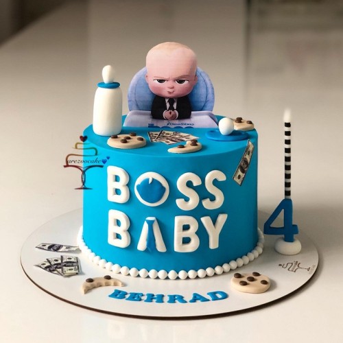 جدیدترین کیک با تم بچه رئیس 1401