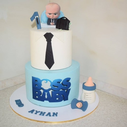 جدیدترین کیک با تم بچه رئیس 1401