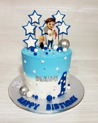 جدیدترین کیک با تم بچه رئیس 1401