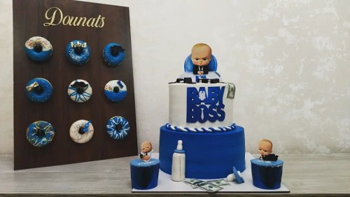 جدیدترین کیک با تم بچه رئیس 1401