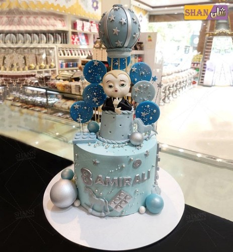 جدیدترین کیک با تم بچه رئیس 1401