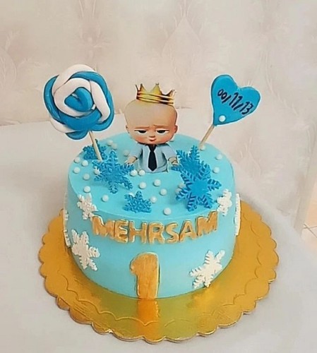 جدیدترین کیک با تم بچه رئیس 1401