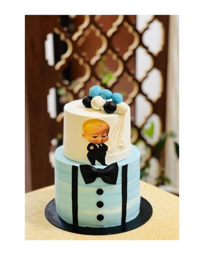 جدیدترین کیک با تم بچه رئیس 1401