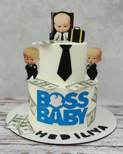 جدیدترین کیک با تم بچه رئیس 1401