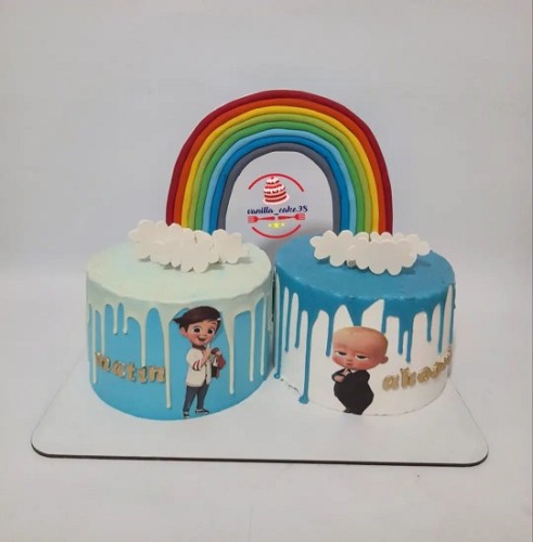 جدیدترین کیک با تم بچه رئیس 1401