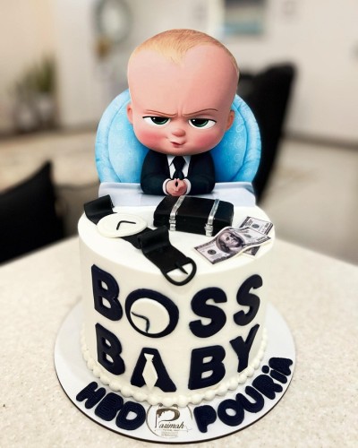 جدیدترین کیک با تم بچه رئیس 1401