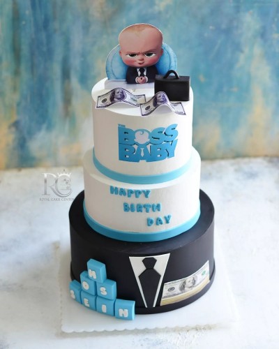 جدیدترین کیک با تم بچه رئیس 1401