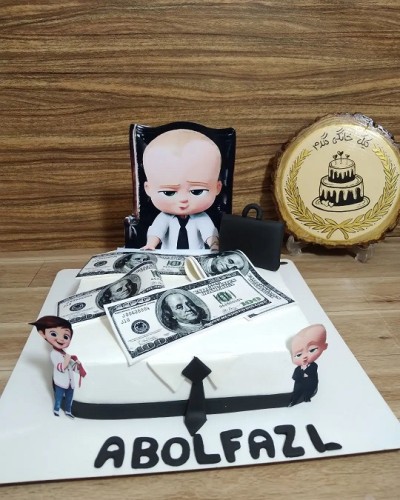 جدیدترین کیک با تم بچه رئیس 1401