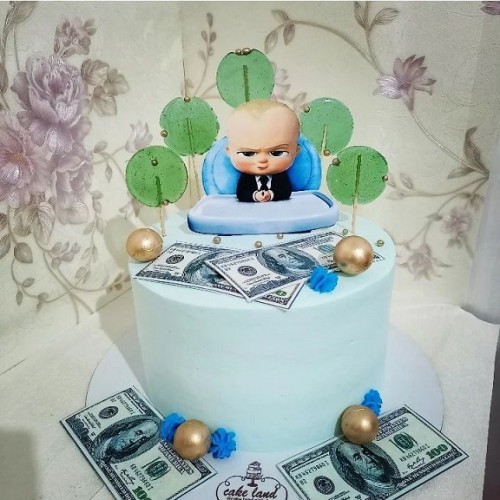 جدیدترین کیک با تم بچه رئیس 1401