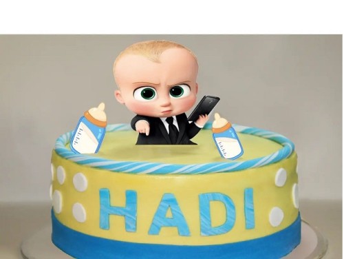 جدیدترین کیک با تم بچه رئیس 1401