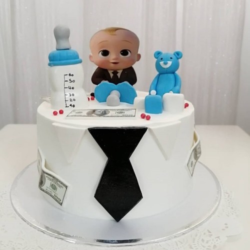 جدیدترین کیک با تم بچه رئیس 1401