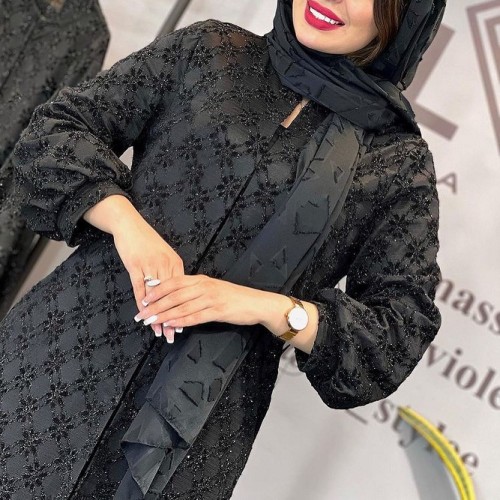 مدل مانتو مشکی1401