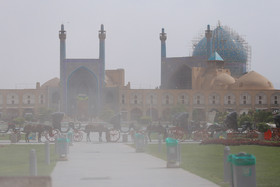 گردوخاک کانون‌های خارجی در شمال اصفهان/تداوم غبارآلودگی هوا تا ۳ روز آینده