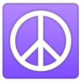 ایموجی ☮️ Peace Symbol