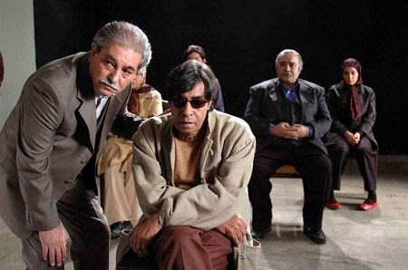 اسماعیل شنگله در کنار خسرو شکیبایی
