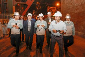 بهره‌برداری از ۲ پروژه مهم صنعتی فولاد مبارکه توسط وزیر صمت