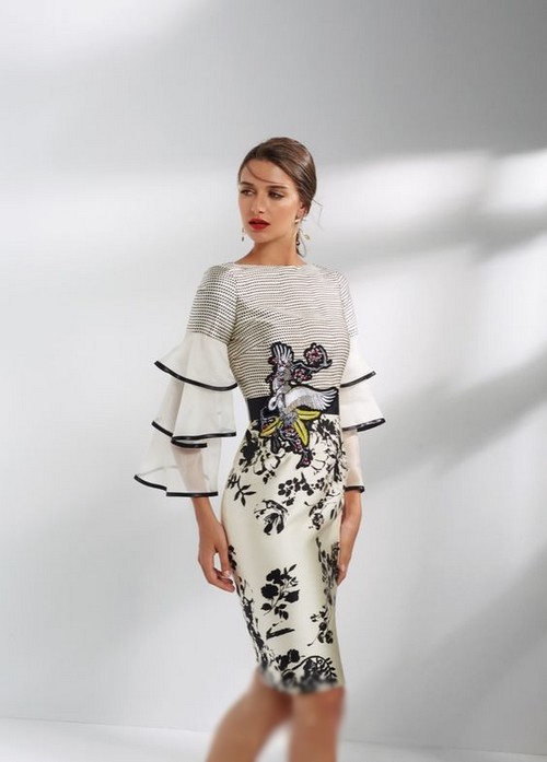 تونیک مجلسی با آستین کلوش تونیک مجلسی با آستین کلوش