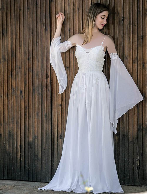 ۲۷ مدل لباس مجلسی آستین کلوش از مخمل تا گیپور ۲۷ مدل لباس مجلسی آستین کلوش از مخمل تا گیپور