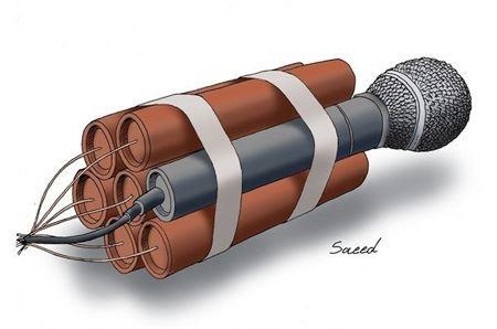 کاریکاتور روز خبرنگار