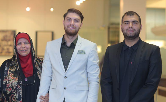 محمدرضا و امیرحسن فتحی فرزندان اعظم بروجردی و حسن فتحی