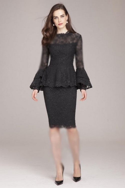 لباس مجلسی گیپور با آستین کلوش لباس مجلسی گیپور با آستین کلوش