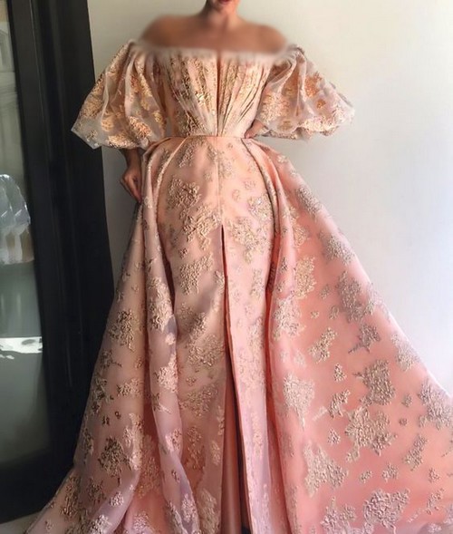 لباس مجلسی و نامزدی آستین پفی لباس مجلسی و نامزدی آستین پفی