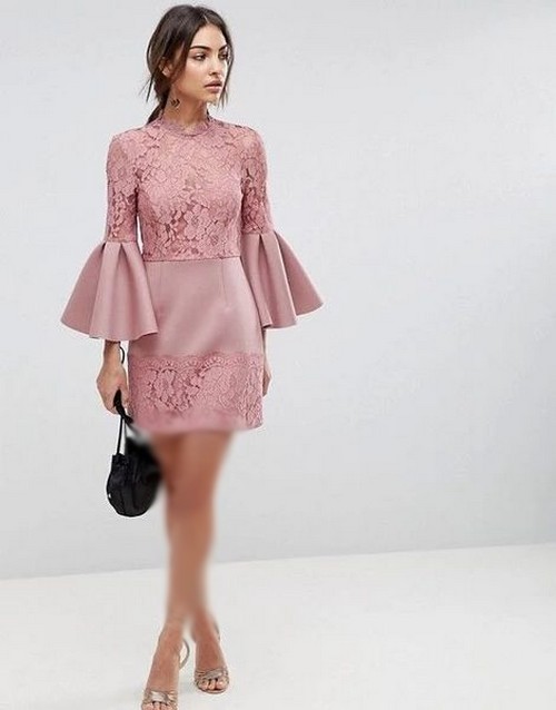 تونیک مجلسی دخترانه با آستین کلوش تونیک مجلسی دخترانه با آستین کلوش