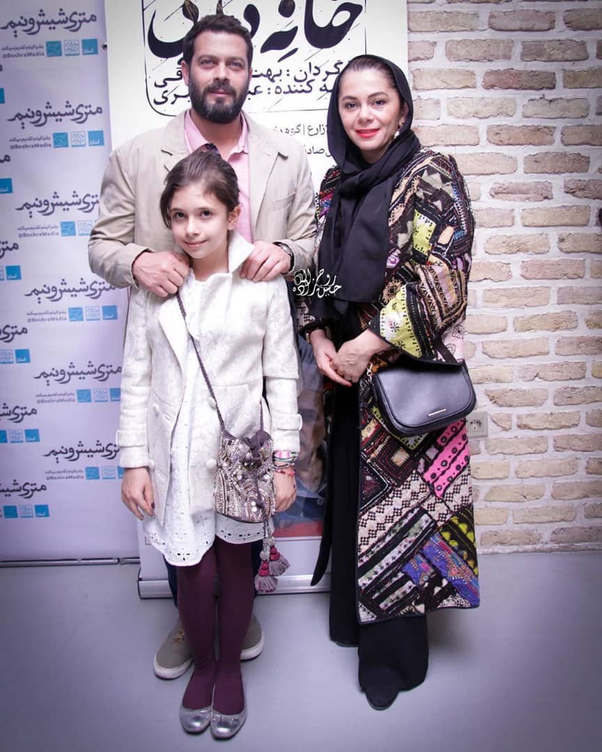 ژمان بازغی و همسرش مستانه مهاجر