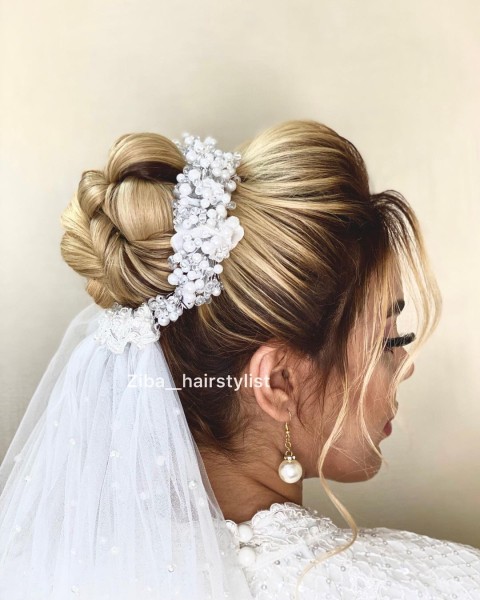 شینیون مو عروس جدید 1401